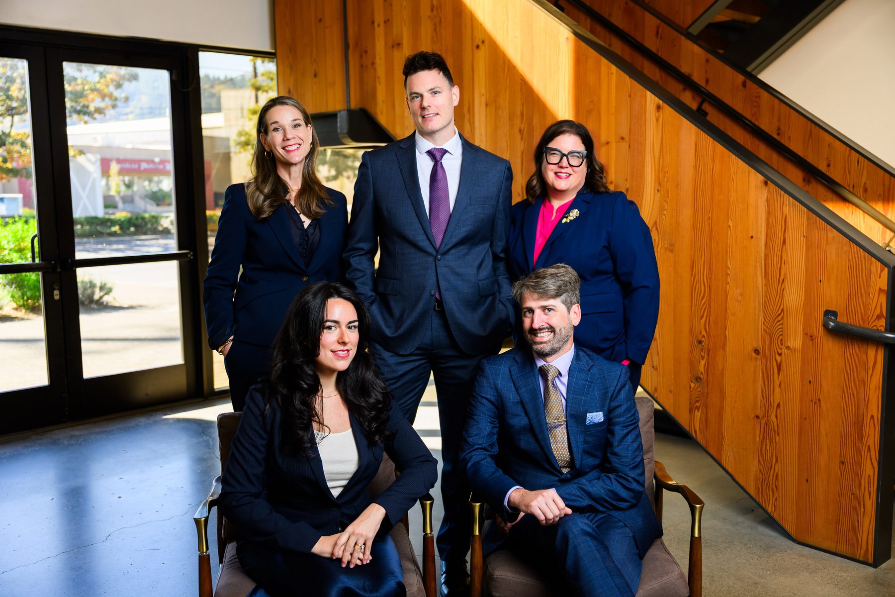 Jaimee King, Sam Smith, Anne Foster, Alina Mal, and Matt Clarkson of Smith Foster King